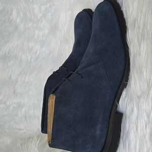 Men's Blue Suede Shoes